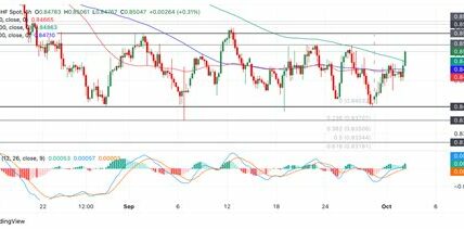 El USD/CHF podría enfrentar resistencia; inversores, atentos a las decisiones de bancos centrales y políticas económicas. La intervención del BNS podría cambiar el juego.